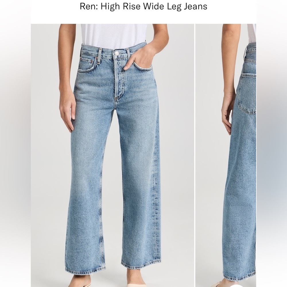 NWT AGOLDE Ren high rise, size 27